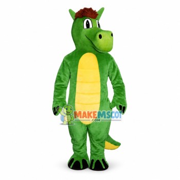 Long Hair Dinosaur Mascot Costume Long Hair Dinosaur Mascot Costume