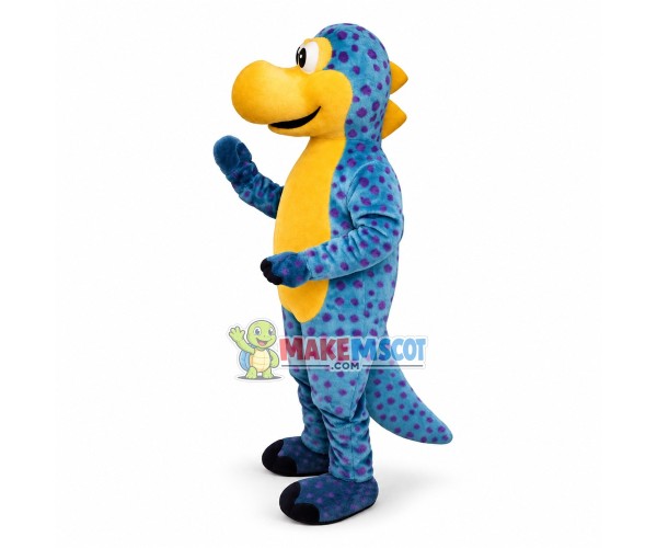 Brightly Colored Dinosaur Mascot Costume Brightly Colored Dinosaur Mascot Costume