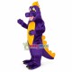 Happy Purple Dragon Lightweight Mascot Costume Happy Purple Dragon Lightweight Mascot Costume