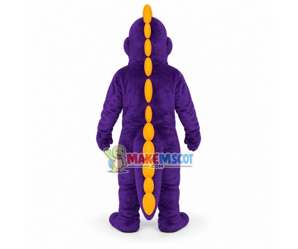 Happy Purple Dragon Lightweight Mascot Costume Happy Purple Dragon Lightweight Mascot Costume