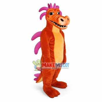 Orange Dragon Lightweight Mascot Costume 