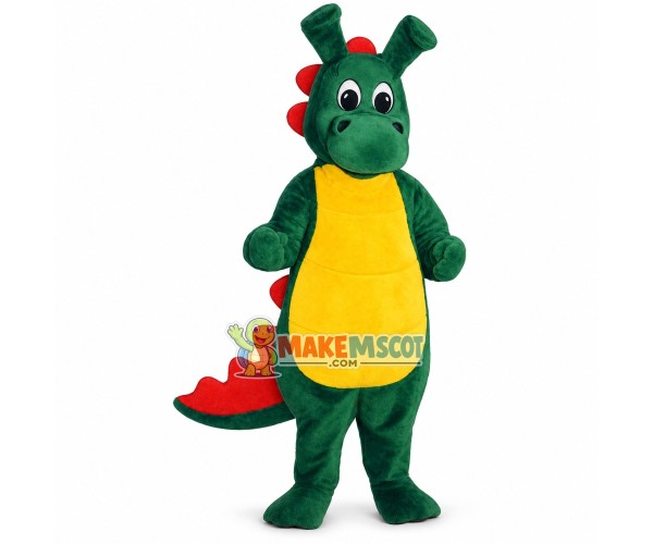 Baby Green Dinosaur Mascot Costume Baby Green Dinosaur Mascot Costume