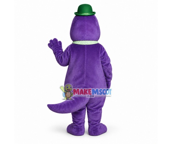 Gentleman Purple Dragon Mascot Costume Gentleman Purple Dragon Mascot Costume