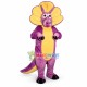 Innocent Purple Triceratops Mascot Costume Innocent Purple Triceratops Mascot Costume