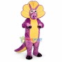Innocent Purple Triceratops Mascot Costume 