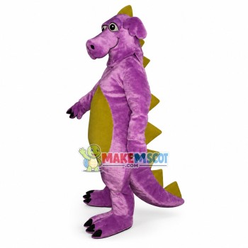 Purple Whimsical Dragon Mascot Costume 