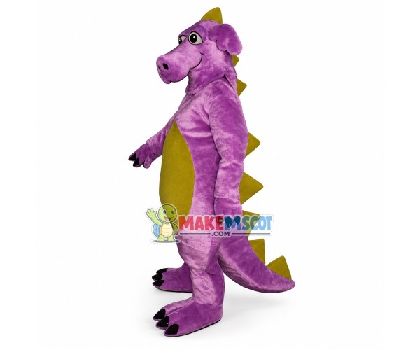 Purple Whimsical Dragon Mascot Costume Purple Whimsical Dragon Mascot Costume