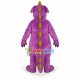 Purple Whimsical Dragon Mascot Costume Purple Whimsical Dragon Mascot Costume