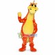 Skittles Fur dragon Mascot Costume Skittles Fur dragon Mascot Costume