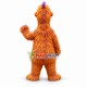 Skittles Multicolored Fur Dragon Mascot Costume 