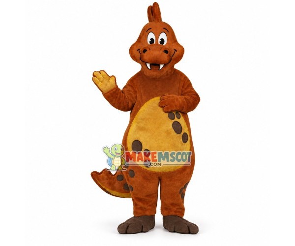Baby Orange Dinosaur Mascot Costume Baby Orange Dinosaur Mascot Costume