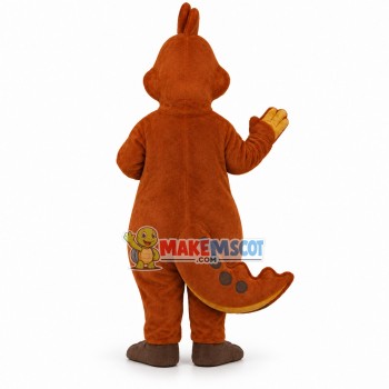 Baby Orange Dinosaur Mascot Costume Baby Orange Dinosaur Mascot Costume