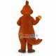 Baby Orange Dinosaur Mascot Costume 