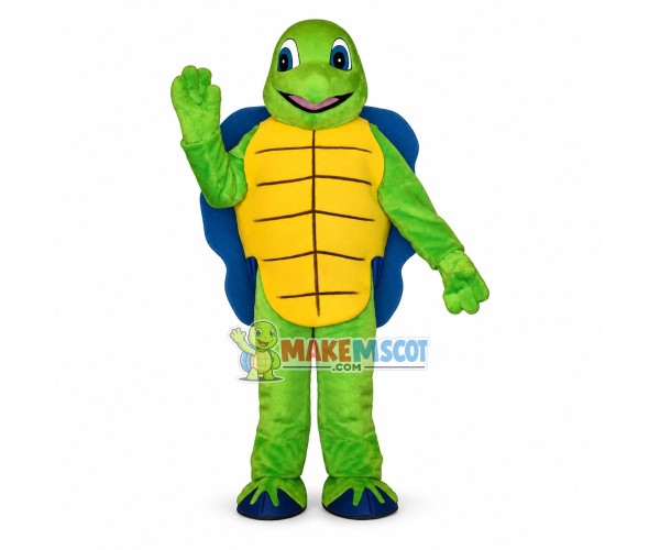 Cute Green Turtle Mascot Costume Cute Green Turtle Mascot Costume