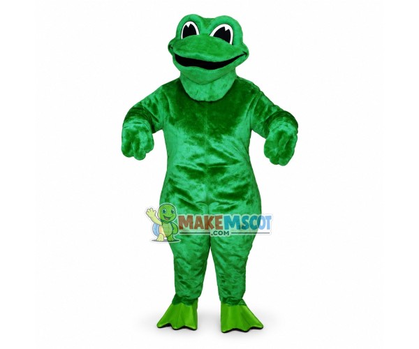 Croaking Tree Frog Mascot Costume Croaking Tree Frog Mascot Costume