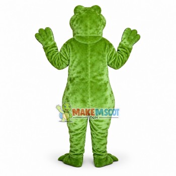 Optimistic Frog Mascot Costume Optimistic Frog Mascot Costume
