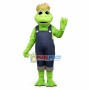 Farmer Frog Mascot Costume 