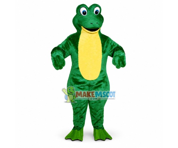 Real-Life Green Tree Frog Mascot Costume Real-Life Green Tree Frog Mascot Costume