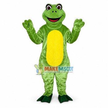 Adult Plush Frog Mascot Costume Adult Plush Frog Mascot Costume