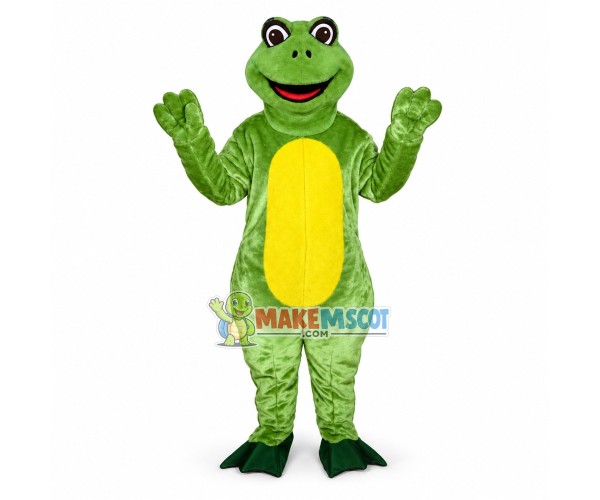 Adult Plush Frog Mascot Costume Adult Plush Frog Mascot Costume