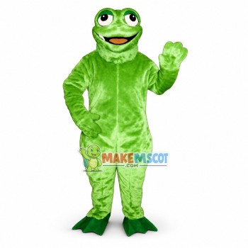 Lazy Frog Mascot Costume 