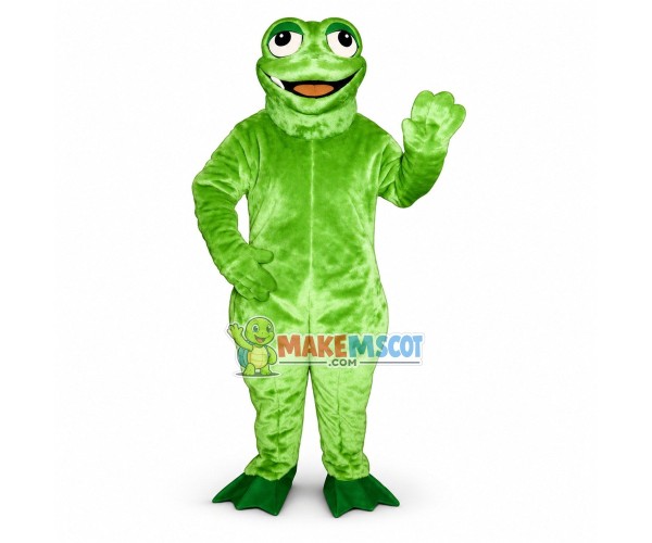 Lazy Frog Mascot Costume Lazy Frog Mascot Costume