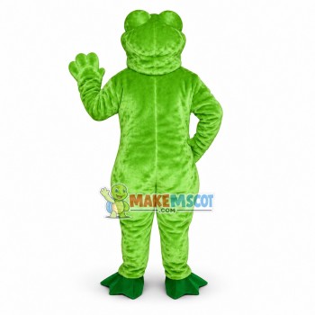 Lazy Frog Mascot Costume 