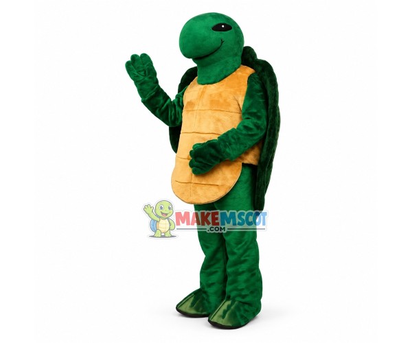 Friendly Pond Turtle Mascot Costume Friendly Pond Turtle Mascot Costume