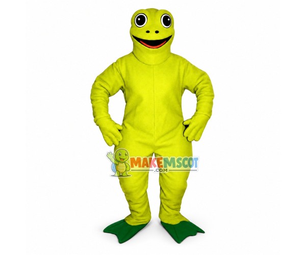 Smiling Frog Mascot Costume Smiling Frog Mascot Costume