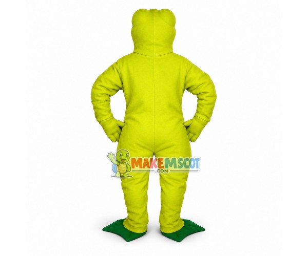 Smiling Frog Mascot Costume 