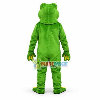 Green Toad Mascot Costume 