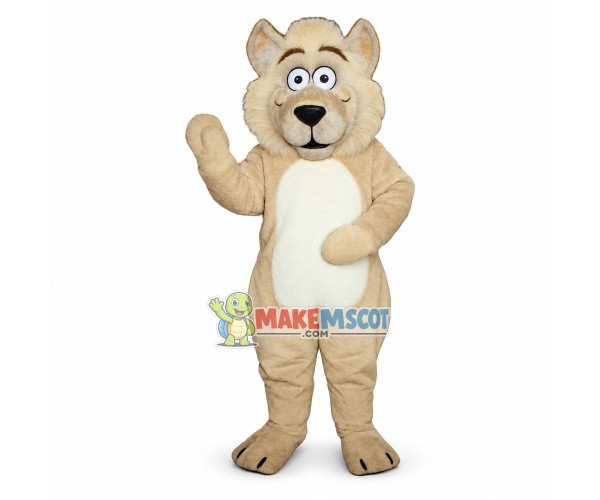 Hairy Baby Wolf Mascot Costume 