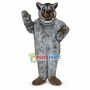 Big Bad Wolf Long Plush Mascot Costume 