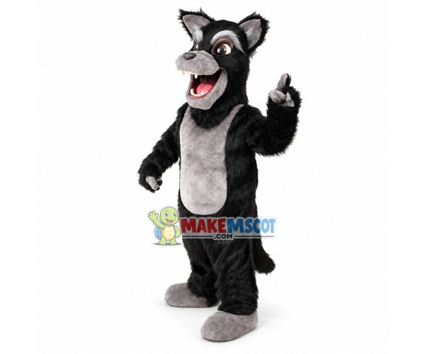 Real-life Big Bad Wolf Mascot Cartoon Character Costume Real-life Big Bad Wolf Mascot Cartoon Character Costume