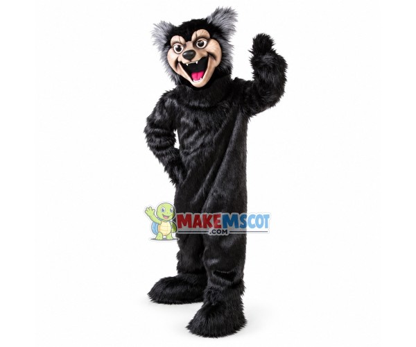 Howling Wolverine Mascot Costume Howling Wolverine Mascot Costume