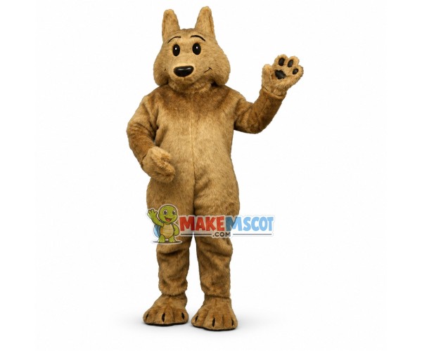 Adult Plush Coyote Mascot Costume Adult Plush Coyote Mascot Costume