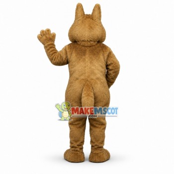 Adult Plush Coyote Mascot Costume Adult Plush Coyote Mascot Costume