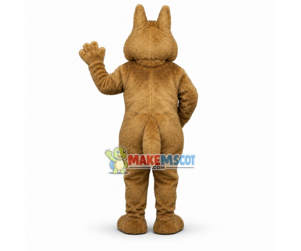 Adult Plush Coyote Mascot Costume Adult Plush Coyote Mascot Costume