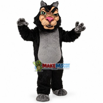 Wily Wolf Mascot Costume Wily Wolf Mascot Costume