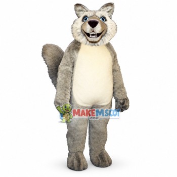 Silly Wolf Mascot Costume 