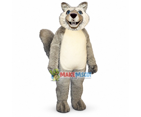 Silly Wolf Mascot Costume Silly Wolf Mascot Costume