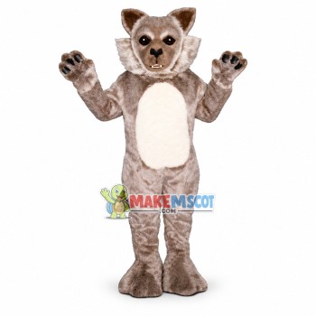 Timber Wolf Mascot Costume Timber Wolf Mascot Costume