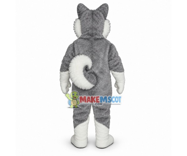 Arctic Sled Wolf Mascot Costume 