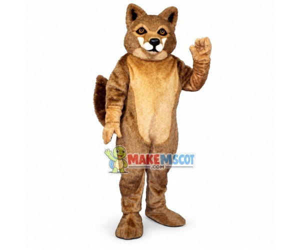 Realistic Red Wolf Mascot Costume Realistic Red Wolf Mascot Costume