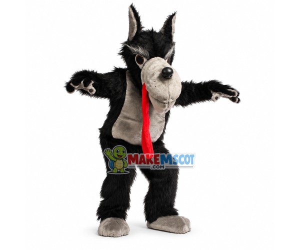 Hungry Big Bad Wolf Mascot Costume 