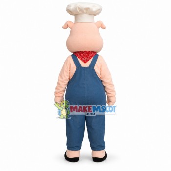 Lovely Cook Pig Mascot Costume Lovely Cook Pig Mascot Costume