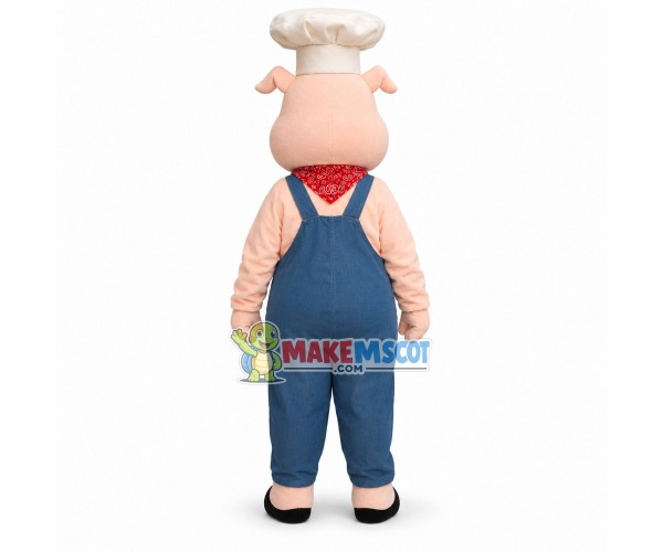 Lovely Cook Pig Mascot Costume Lovely Cook Pig Mascot Costume