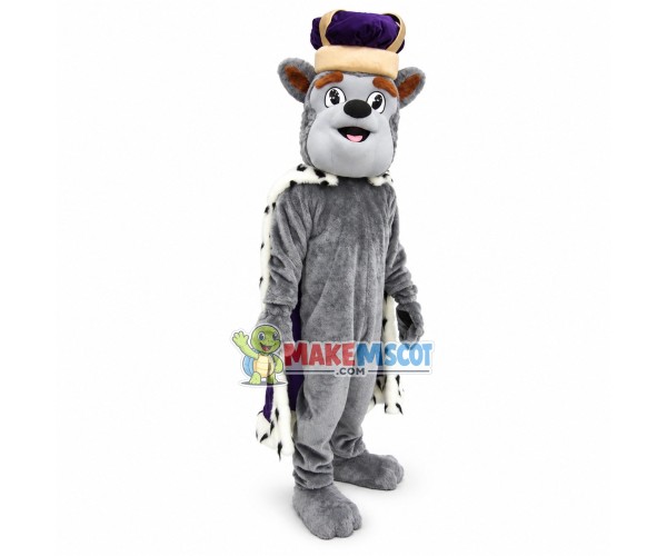 University Duke Dog Mascot Costume 