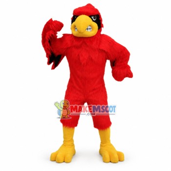 Fierce Cardinal Bird Mascot Costume Fierce Cardinal Bird Mascot Costume