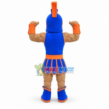 Blue & Orange Trojan Mascot Costume Blue & Orange Trojan Mascot Costume